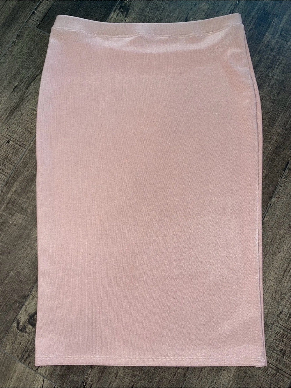 Modest Women's Pink Pencil Skirt Classic Straight Silhouette XL- 3X Plus Size